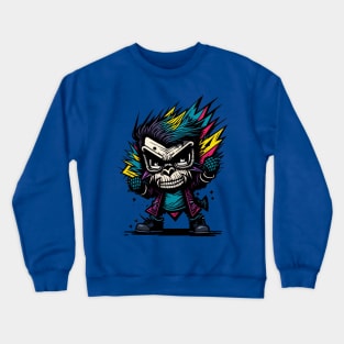 Graffiti Punk Monkey Tee! Crewneck Sweatshirt